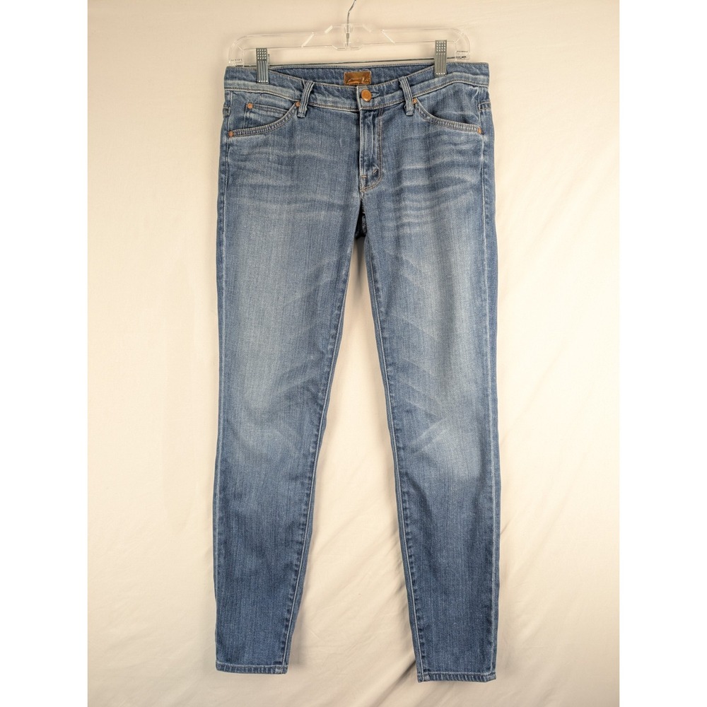 Mother The Teaser Jeans Womens 26 Blue Rancho Diablo Skinny Mid Rise 1041-118